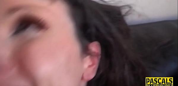  Toyed milf submissive gets fucked and throats